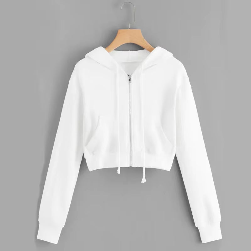 Women'S Autumn/Winter Zipper-Up Sweatshirt 2023 New Ulzzang Japanese Retro Jacket Trendy Top Thin Style Other Pattern Type